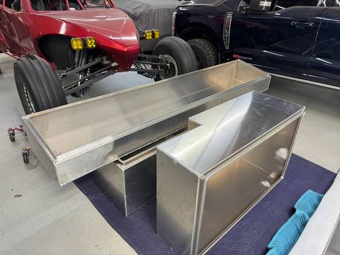 Compartment boxes before fit-up