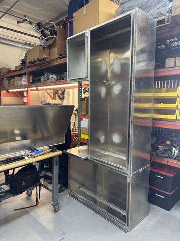 Compartment tower ready for fit-up